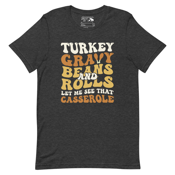Friendsgiving outfit idea funny food shirt with festive theme