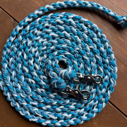 Turquoise Swirls Split Reins