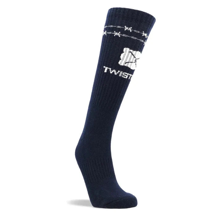 Twisted X Barbed Wire Crew Socks SOCK002 SOCK003-Painted Cowgirl Western Store