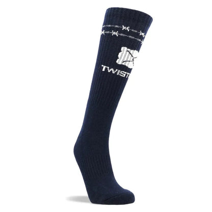 Twisted X Barbed Wire Crew Socks SOCK002 SOCK003-Painted Cowgirl Western Store