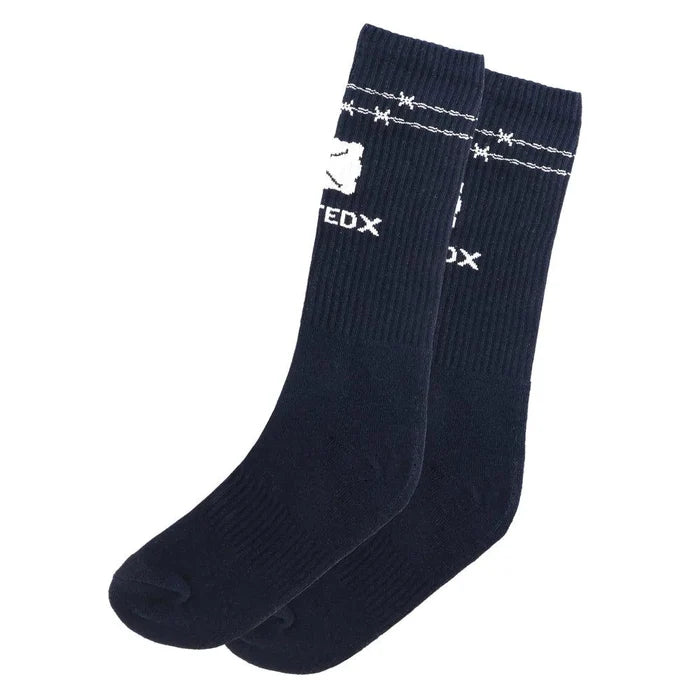 Twisted X Barbed Wire Crew Socks SOCK002 SOCK003-Painted Cowgirl Western Store