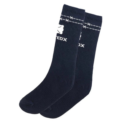 Twisted X Barbed Wire Crew Socks SOCK002 SOCK003-Painted Cowgirl Western Store