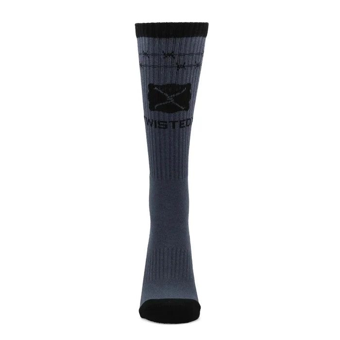 Twisted X Barbed Wire Crew Socks SOCK002 SOCK003-Painted Cowgirl Western Store