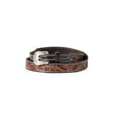 Twister Floral Tooled Leather Hat Band 02807133