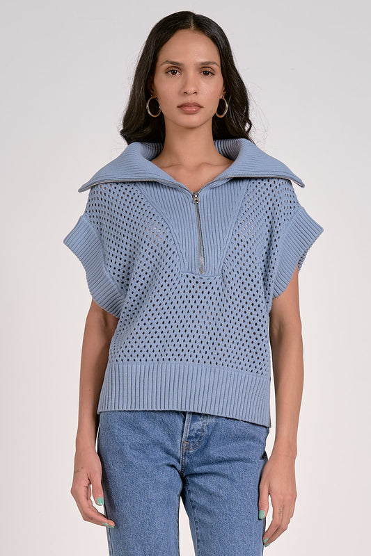 Elan 1/4 Zip Collar Sweater