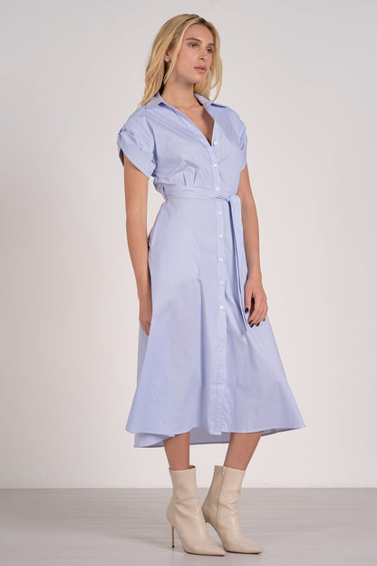 Elan Belted Shirt Dress
