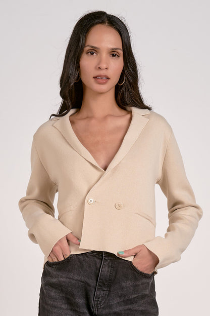 Elan Sweater Jacket Lapel