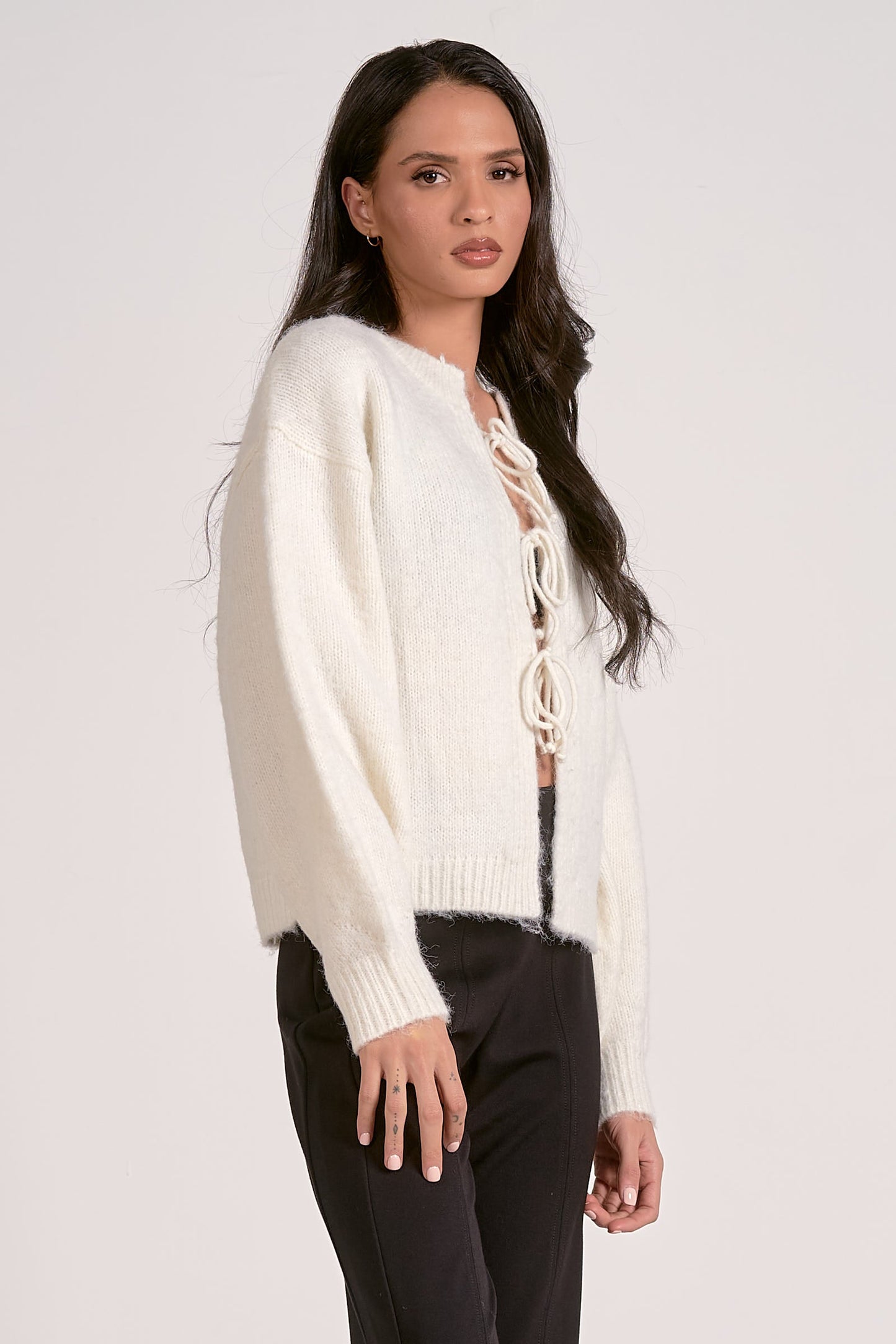Elan Tie Front Cardigan