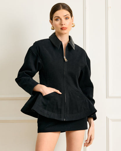 Line & Dot Eton Peplum Jacket
