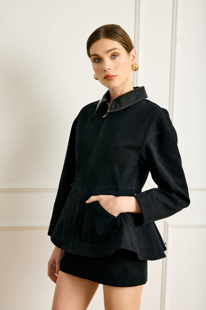 Line & Dot Eton Peplum Jacket