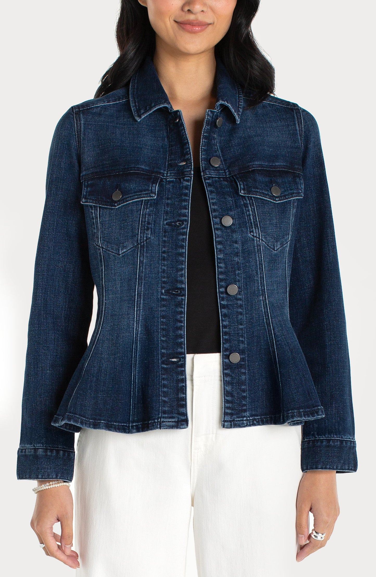 Liverpool Fit & Flare Trucker Jacket