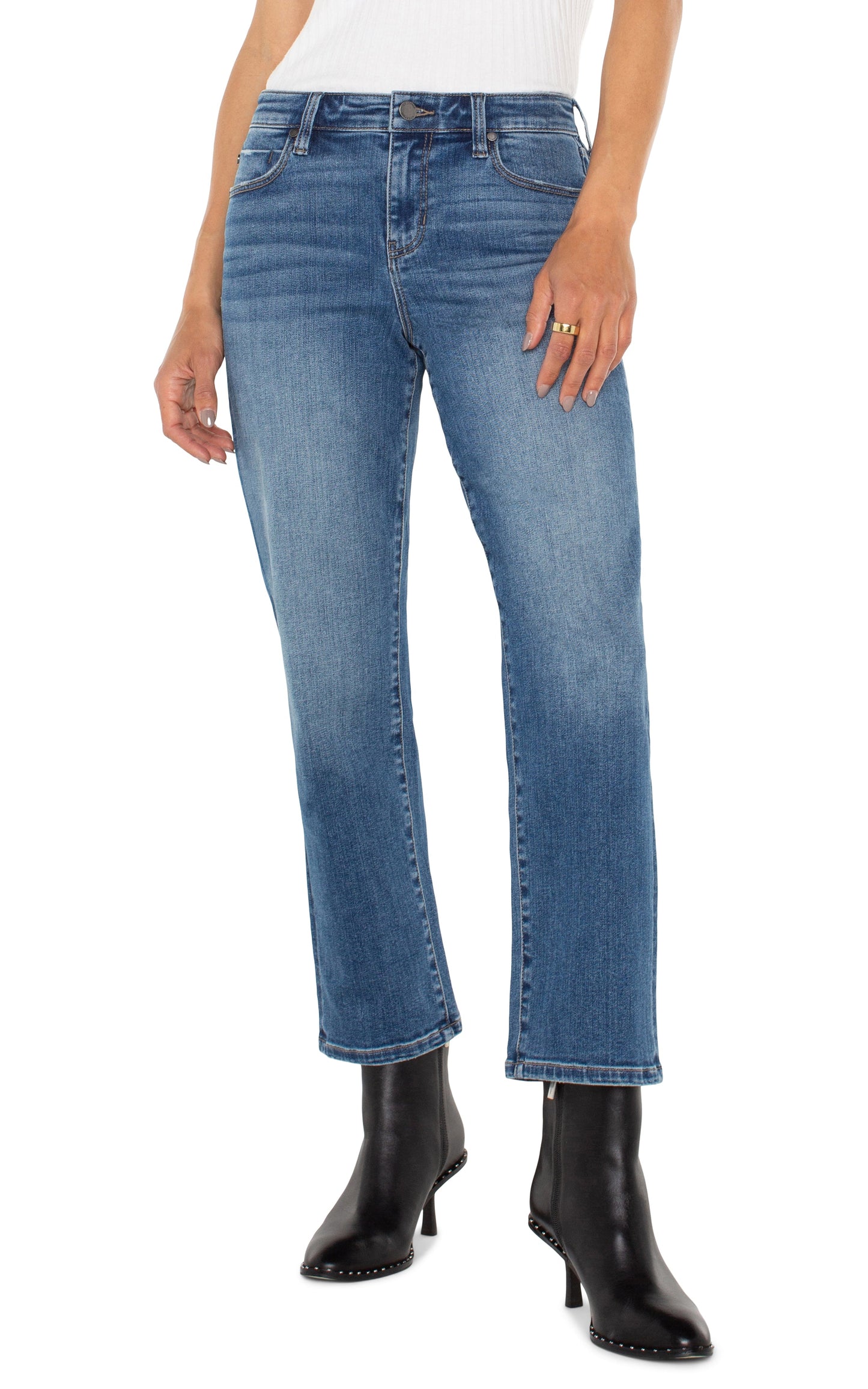 Liverpool Kennedy Crop Straight Leg