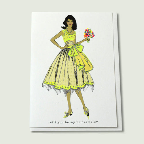"Will You Be My Bridesmaid" Card