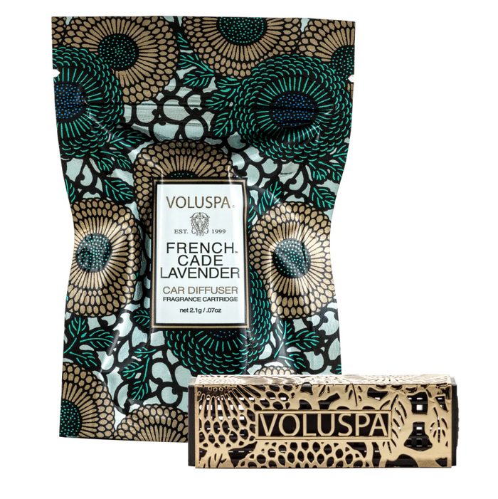 Voluspa French Cade Lavender Travel Diffuser Set