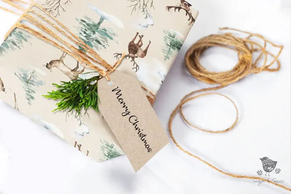 Woodland Deer Wrapping Paper - Premium Craft Supplies & Tools > Party & Gifting > Packaging & Wrapping from Sugar and Spice Invitations - Just $29! Shop now at Sugar and Spice Paper