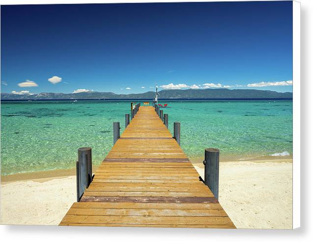 West Shore Pier - Canvas Print by Brad Scott