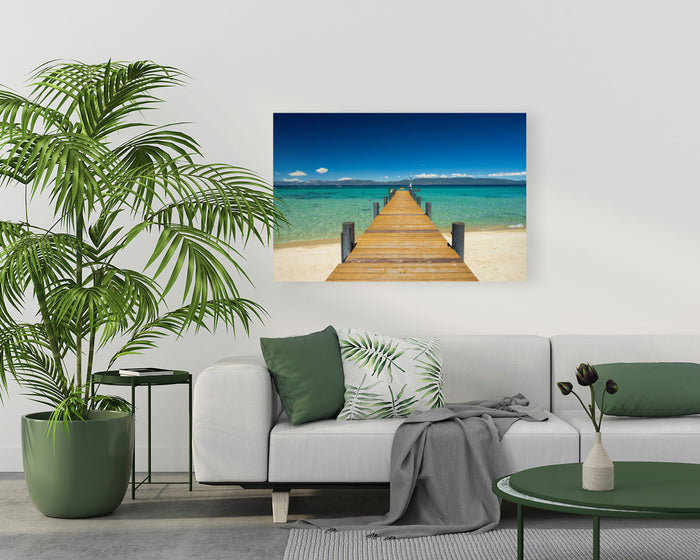West Shore Pier - Canvas Print by Brad Scott