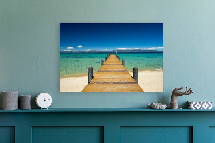 West Shore Pier - Canvas Print by Brad Scott