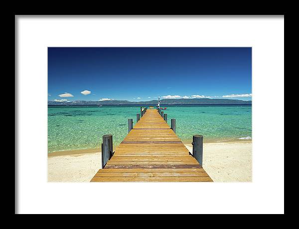 West Shore Pier - Framed Print