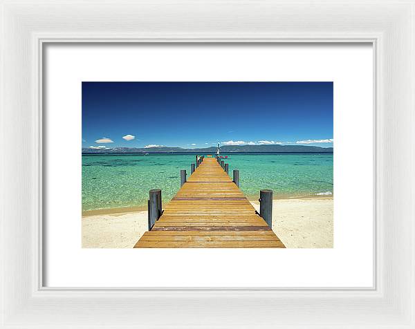 West Shore Pier - Framed Print