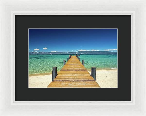 West Shore Pier - Framed Print