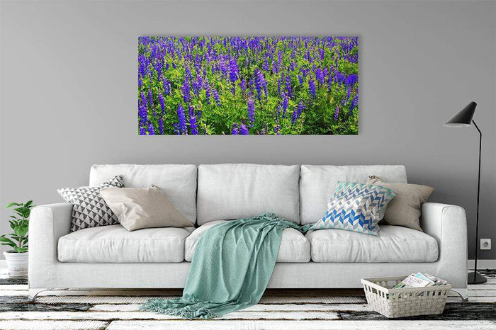 Windy Lupines By Brad Scott - Acrylic Print