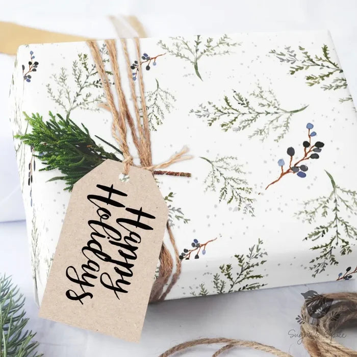 Winter Berry Wrapping Paper - Premium Craft Supplies & Tools > Party & Gifting > Packaging & Wrapping from Sugar and Spice Invitations - Just $26.10! Shop now at Sugar and Spice Paper