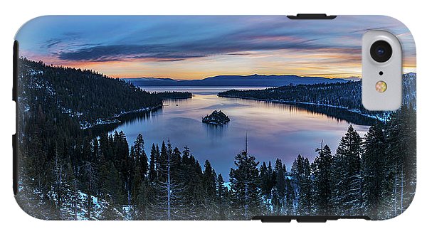 Winters Awakening - Emerald Bay By Brad Scott - Phone Case-Phone Case-IPhone 8 Tough Case-Lake Tahoe Prints