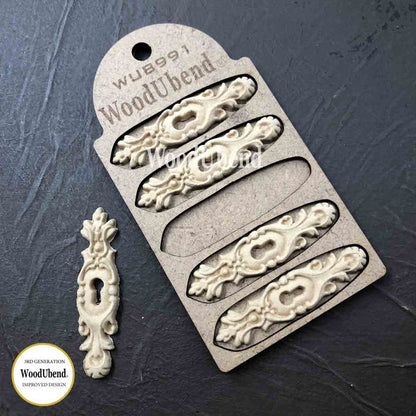 WoodUbend Five Keyholes Moulds WUB0991 (Set of 2)