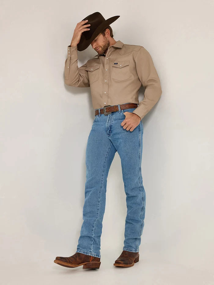 Wrangler Men's Cowboy Cut Antique Wash Original Fit Straight Jeans 1013MWZAW