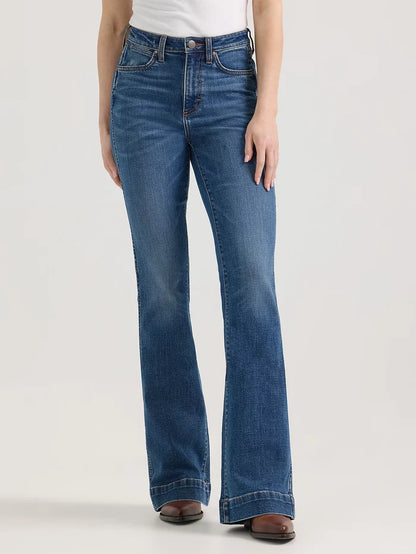 Wrangler Retro Women's Bailey Vivianna High Rise Trouser Jeans 112359387-Painted Cowgirl Western Store