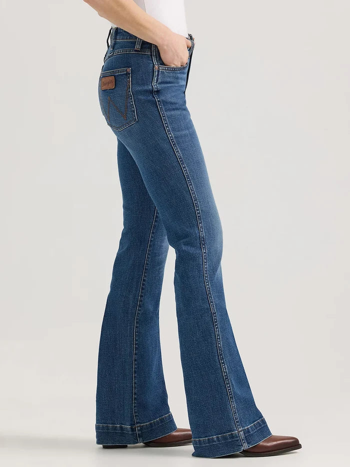 Wrangler Retro Women's Bailey Vivianna High Rise Trouser Jeans 112359387-Painted Cowgirl Western Store