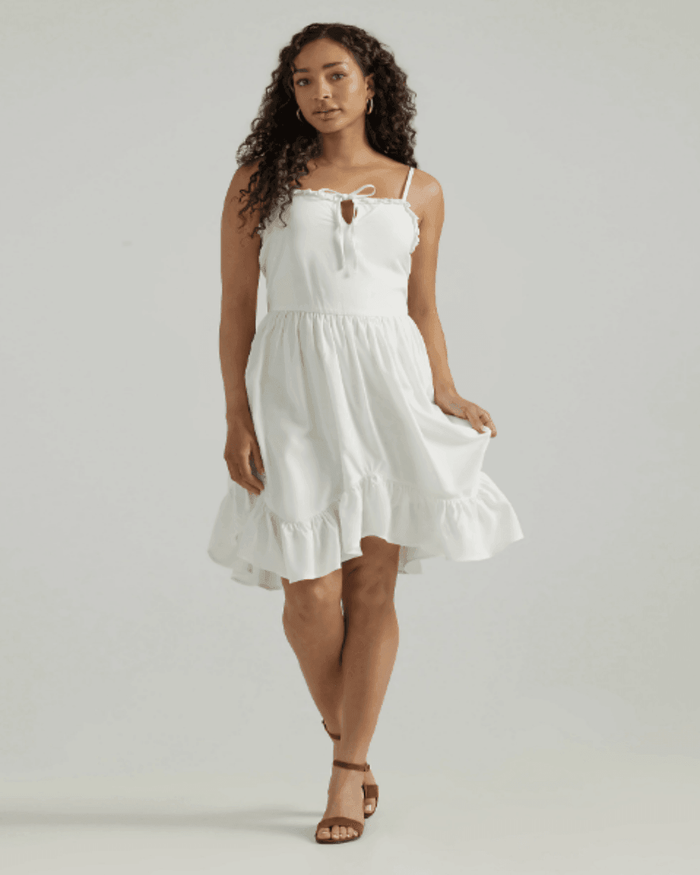 Wrangler Retro Women's Egret Ruffle Dream Dress 112347168