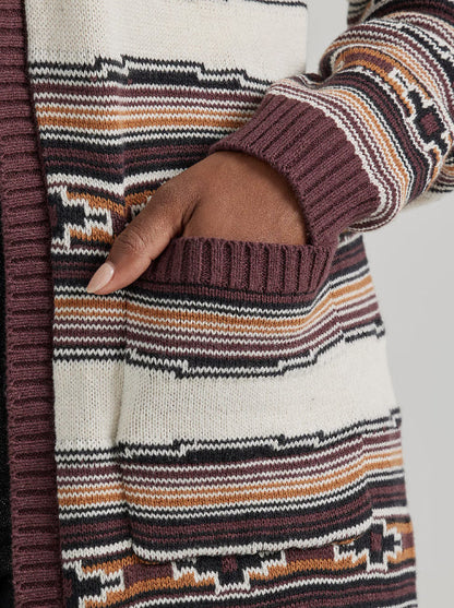 Wrangler Retro Women's Serape Fudge Southwestern Duster 1123566887