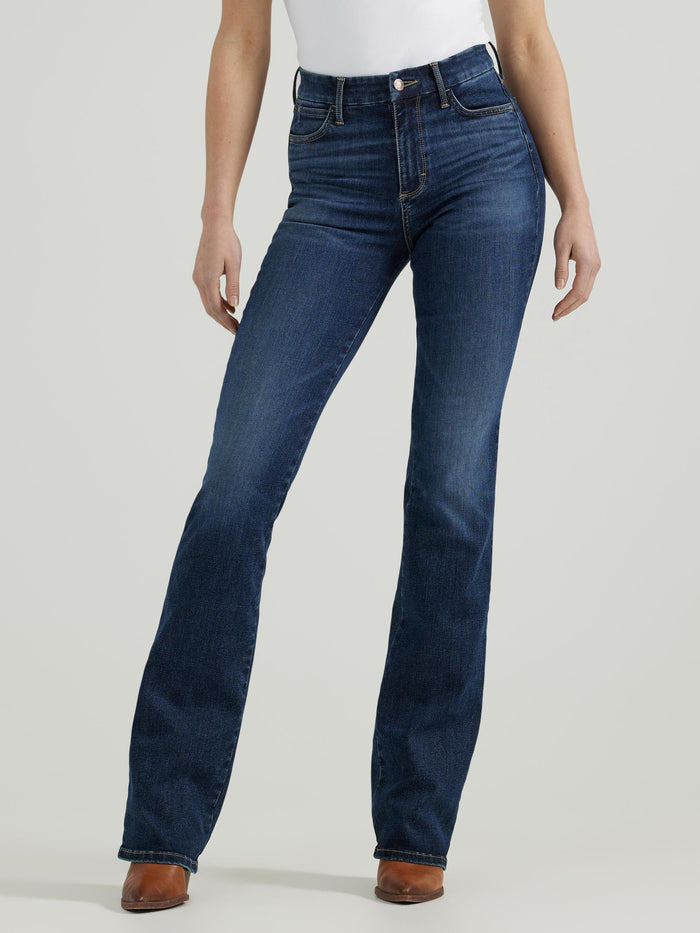 Wrangler Women's Bespoke Lacey High-Rise Boot Cut Jeans 112359277