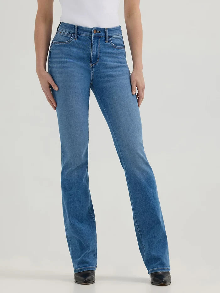 Wrangler Women's Bespoke Palmer High-Rise Boot Cut Jeans 112361632-Painted Cowgirl Western Store