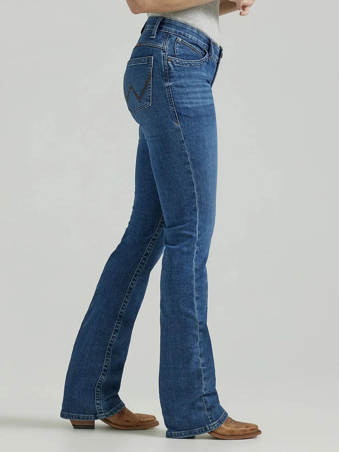 Wrangler Women's Willow Jennifer Mid-Rise Ultimate Riding Bootcut Jean 112346620-Painted Cowgirl Western Store