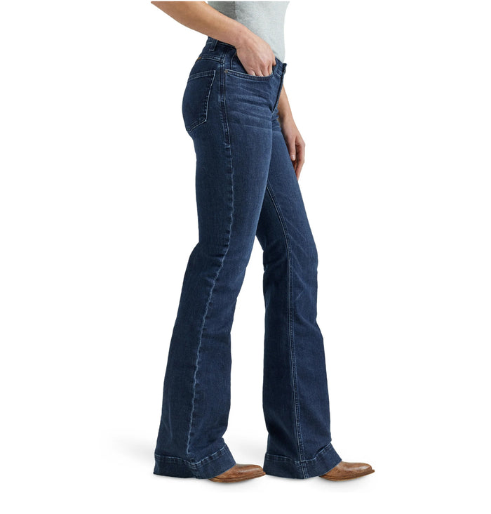 Wrangler Women's Willow Sloane Mid Rise Trouser Jean 112352986-Painted Cowgirl Western Store