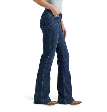 Wrangler Women's Willow Sloane Mid Rise Trouser Jean 112352986-Painted Cowgirl Western Store