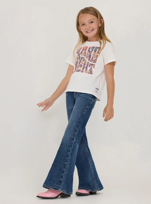 Wrangler X Girl's Lainey Wilson Baskin Blue Bell Bottom Jeans 112361024