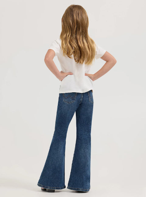 Wrangler X Girl's Lainey Wilson Baskin Blue Bell Bottom Jeans 112361024