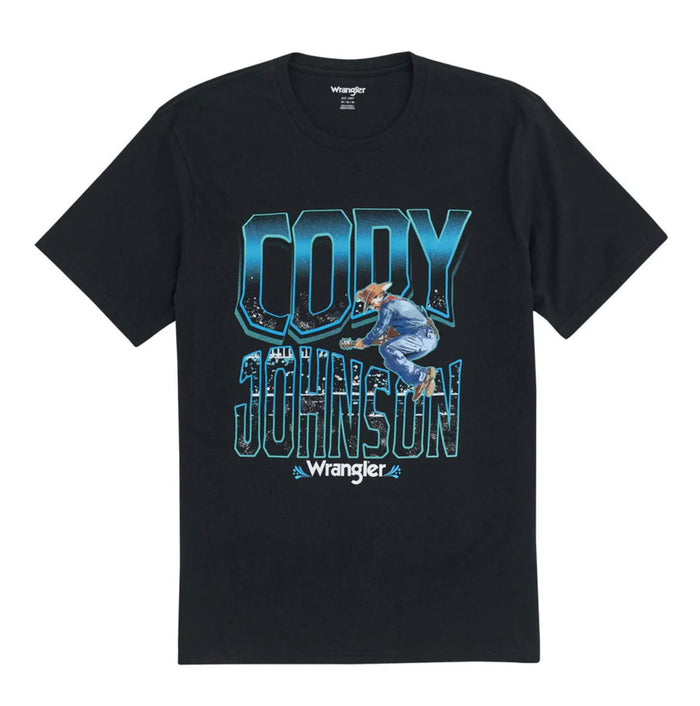 Wrangler X Men's Black Cody Johnson Perform Tee 112358748