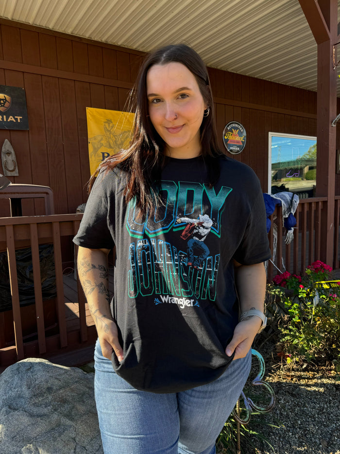 Wrangler X Men's Black Cody Johnson Perform Tee 112358748-Painted Cowgirl Western Store
