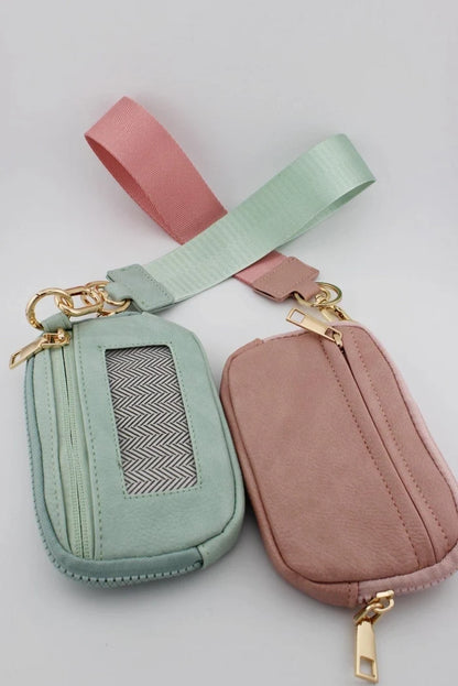 Wristlet Zip Wallet With ID Window