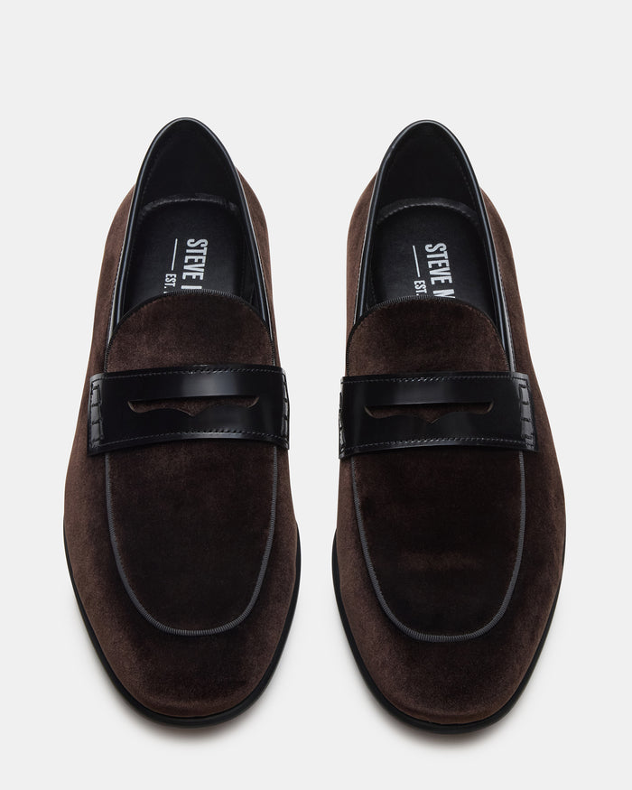 YARDLY BROWN VELVET