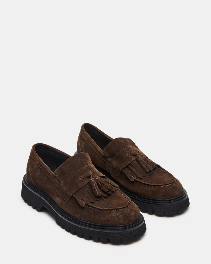 ZEV BROWN SUEDE